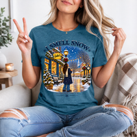 I Smell Snow Stars Hollow Winter Graphic Tee