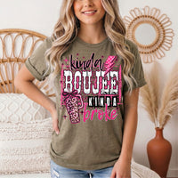 Kinda Boujee Kinda Broke Graphic Tee