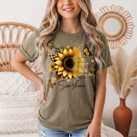 Camo Hunting Bow & Deer Graphic Tee