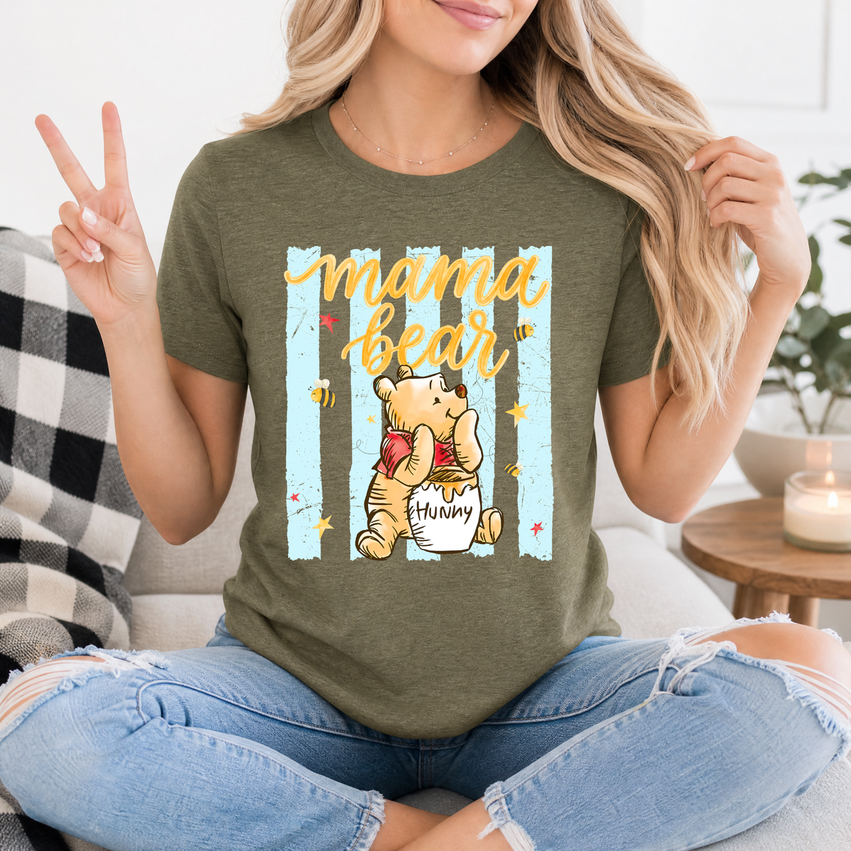 Mama Bear Honey Pot Graphic Tee