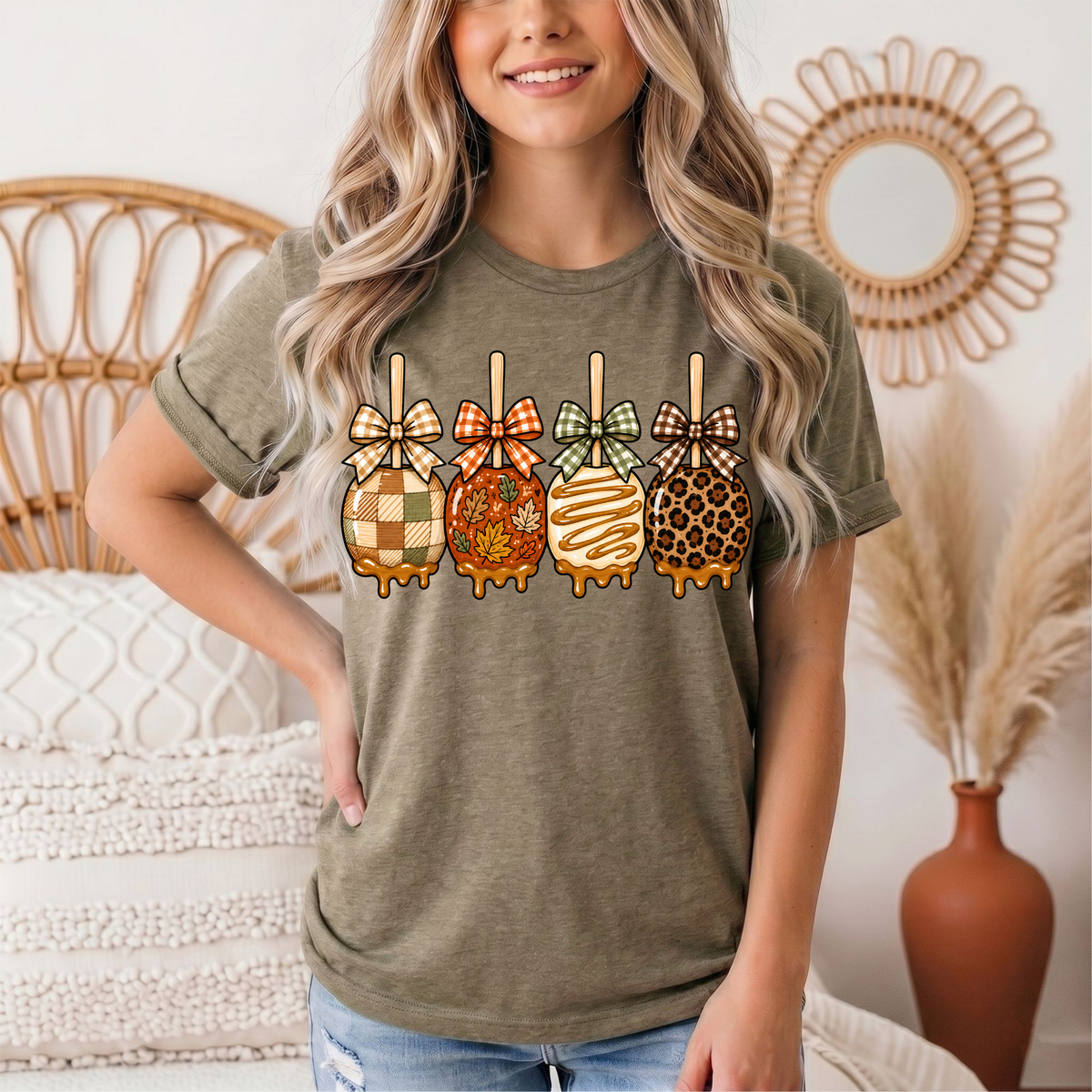 Fall Apples Premium Graphic Tee