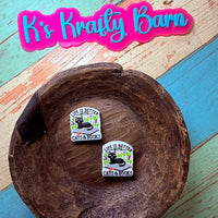 Silicone Focal Bead- Life is better with cats and books K's Krafty Barn