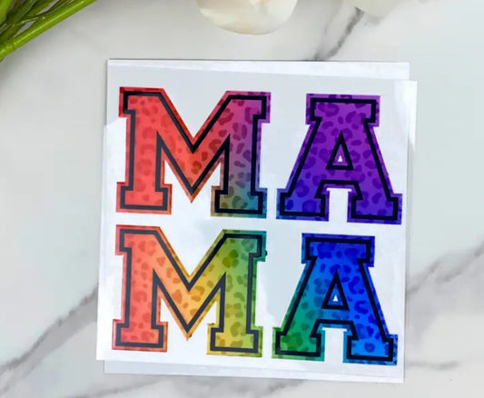 Neon Mama Box Print