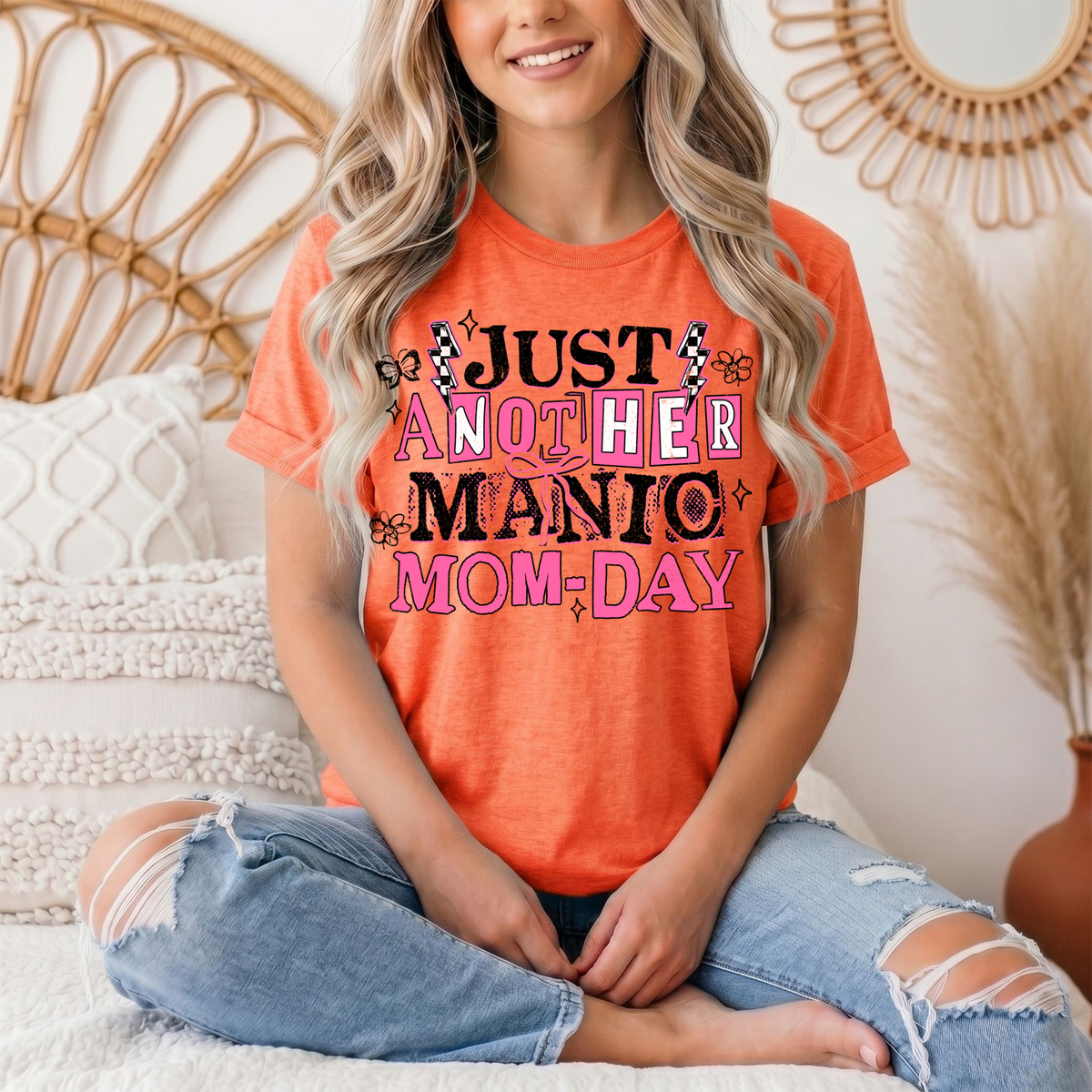 Just Another Manic Mom-Day Graphic Tee