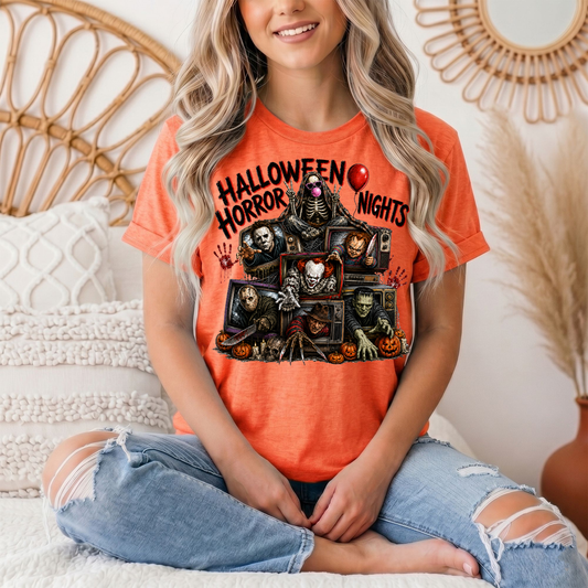 Halloween Horror Nights Vintage TV Graphic Tee