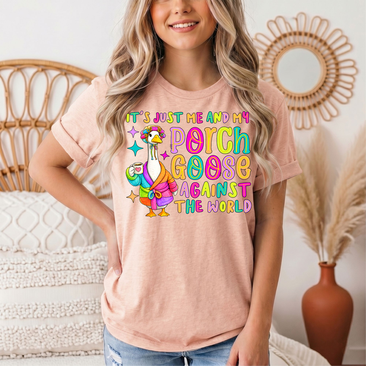 Me and My Porch Goose Against the World Graphic Tee