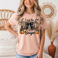I Put the Boo in Boujee Halloween Graphic Tee