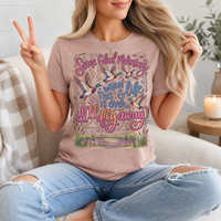 I'll Fly Away Flying Ducks Christian Graphic Tee