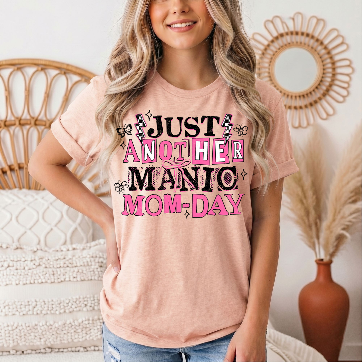 Just Another Manic Mom-Day Graphic Tee