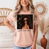 Y'all Need Jesus Doll Graphic Tee