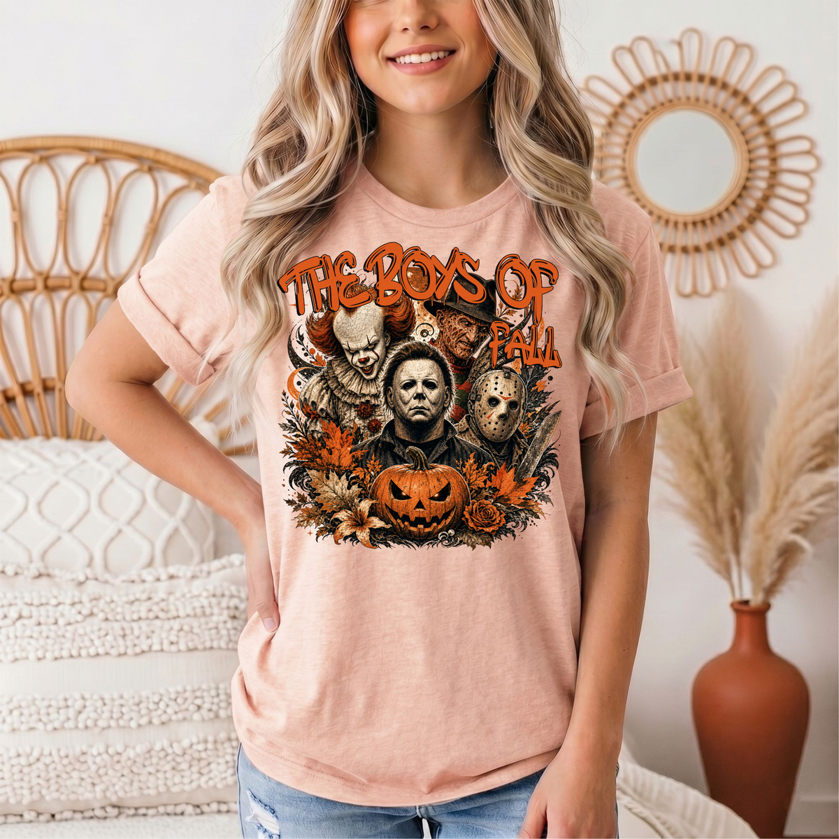 The Boys of Fall Horror Halloween Graphic Tee
