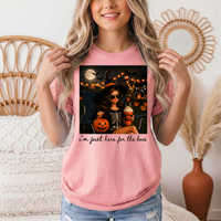 I'm Just Here for the Boos Halloween Graphic Tee