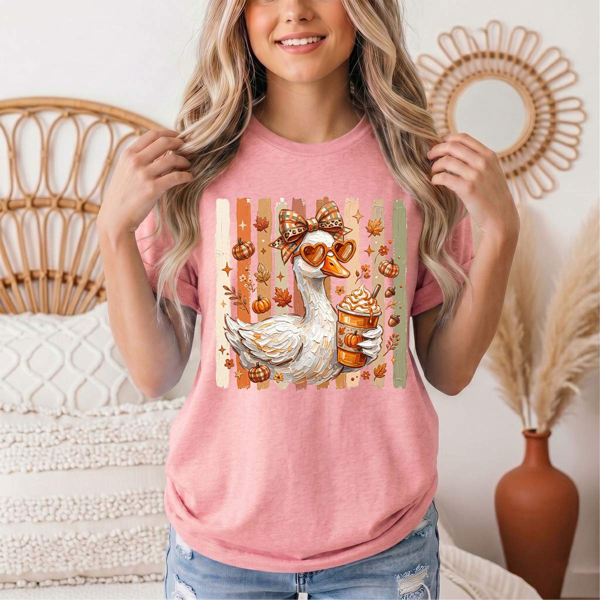 Pumpkin Spice Goose Premium Graphic Tee