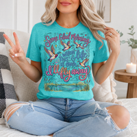 I'll Fly Away Flying Ducks Christian Graphic Tee