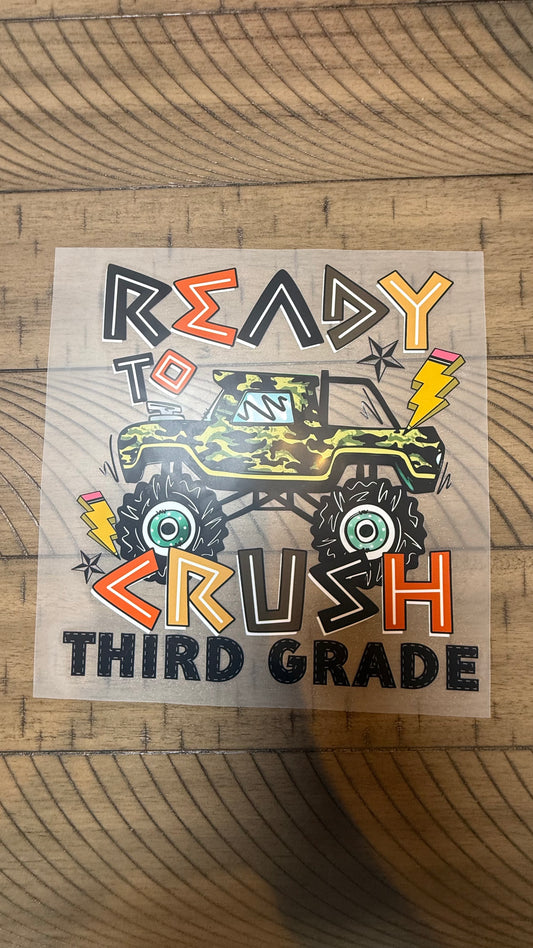 Ready to crush Third Grade