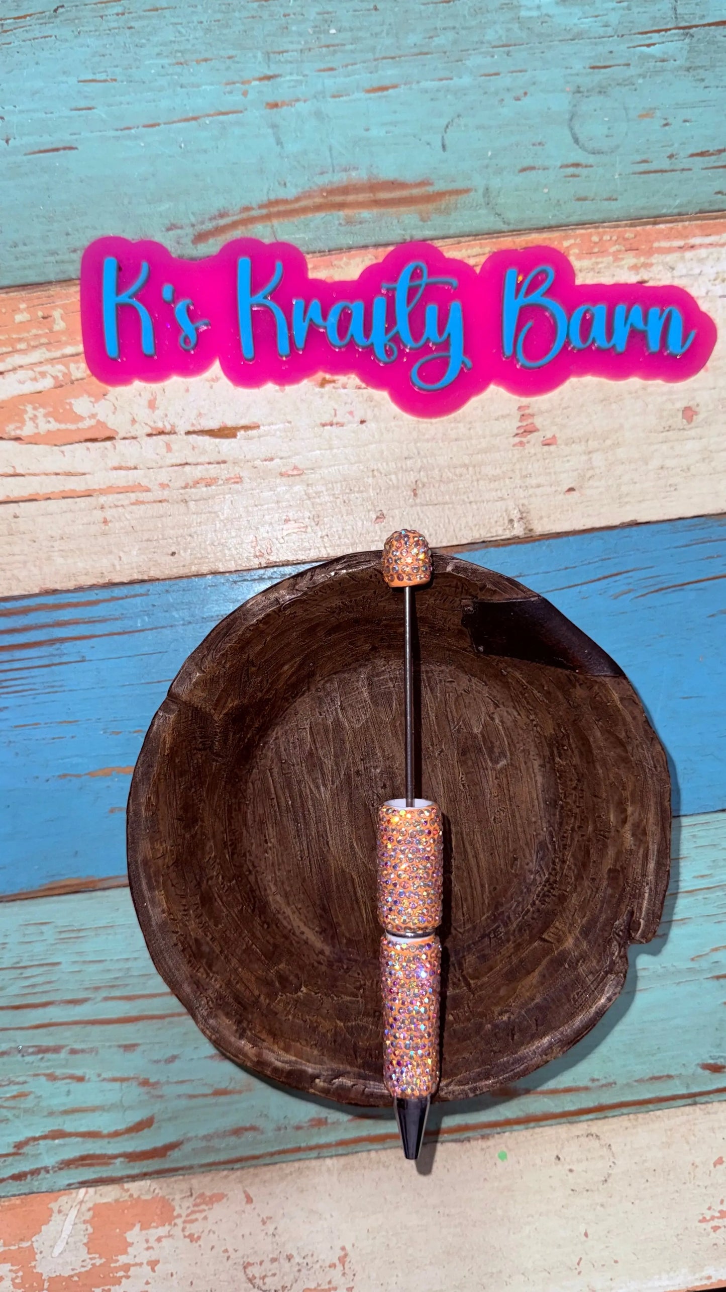Beadable Pens-Rhinestone Super Blingy “Fancy” K's Krafty Barn