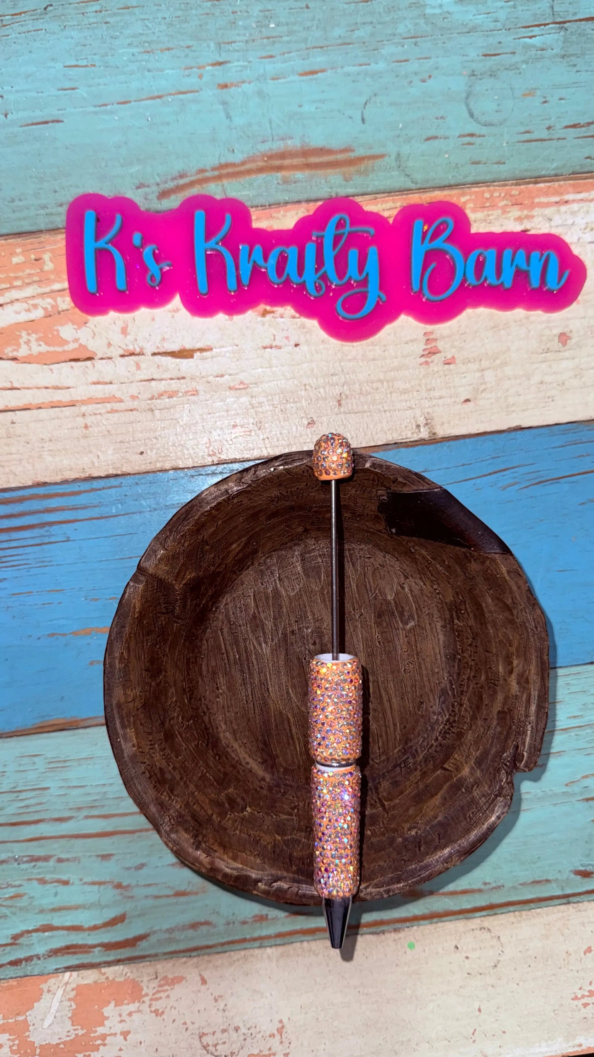 Beadable Pens-Rhinestone Super Blingy “Fancy” K's Krafty Barn