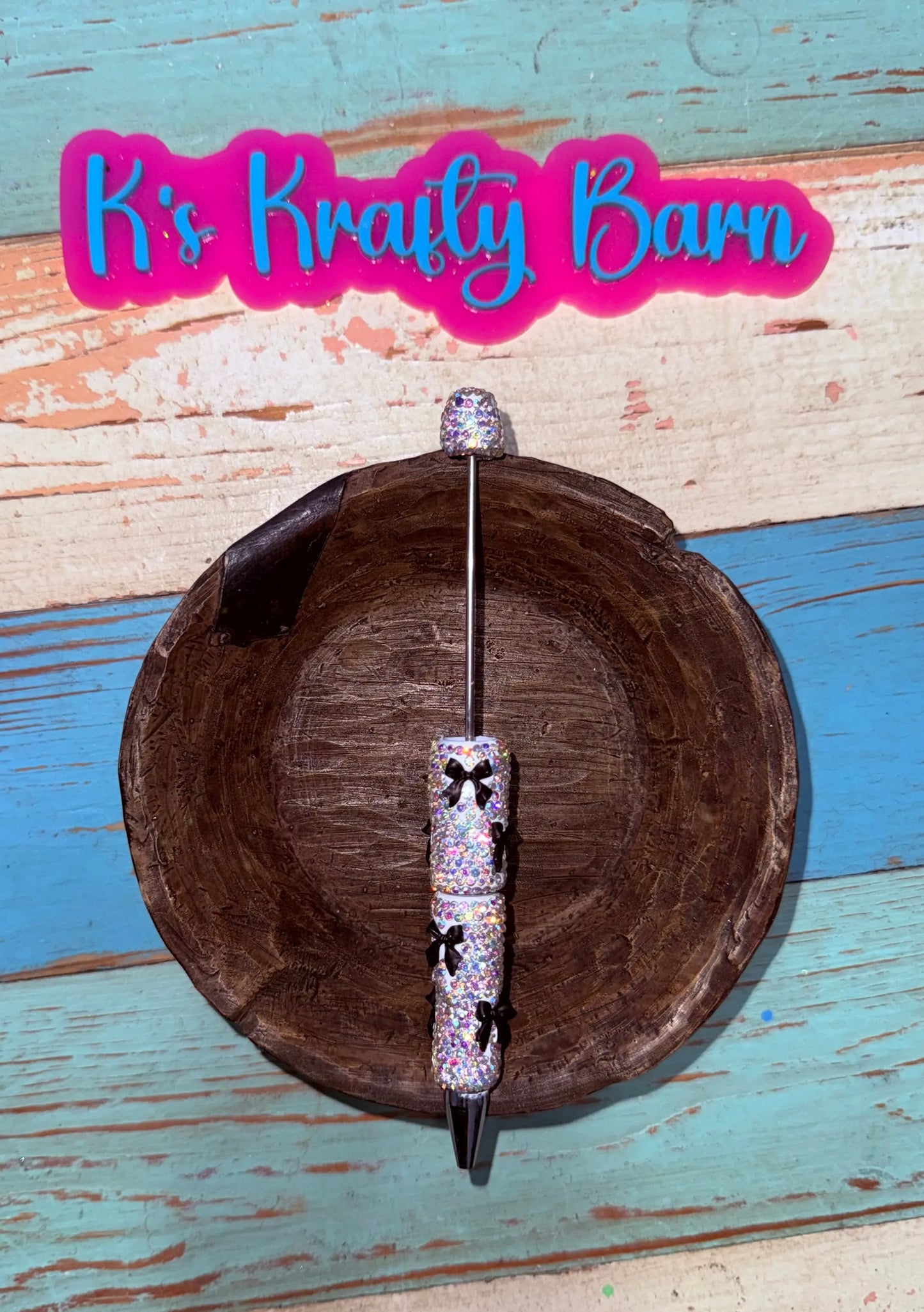 Beadable Pens-Rhinestone Super Blingy “Fancy” K's Krafty Barn