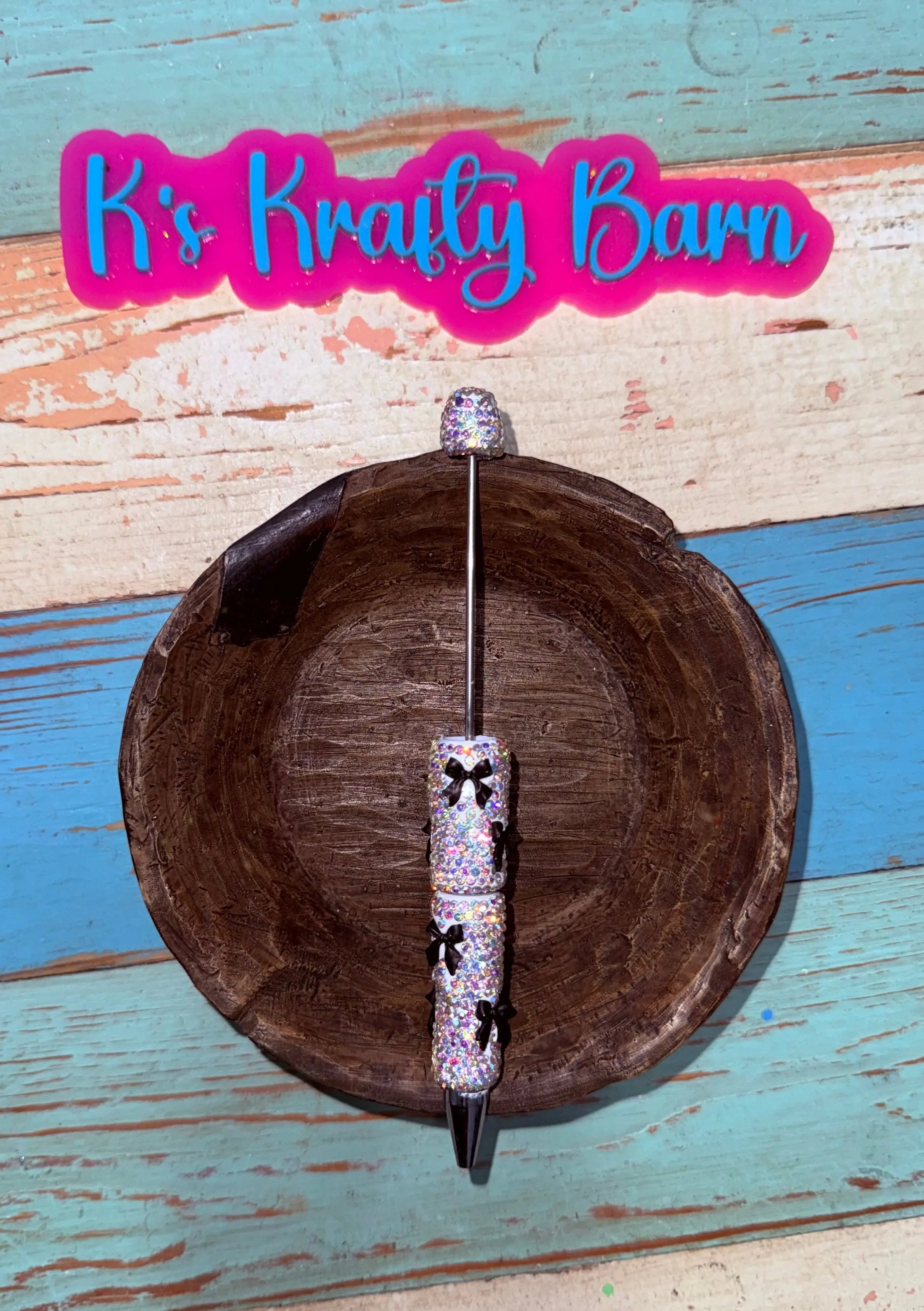 Beadable Pens-Rhinestone Super Blingy “Fancy” K's Krafty Barn