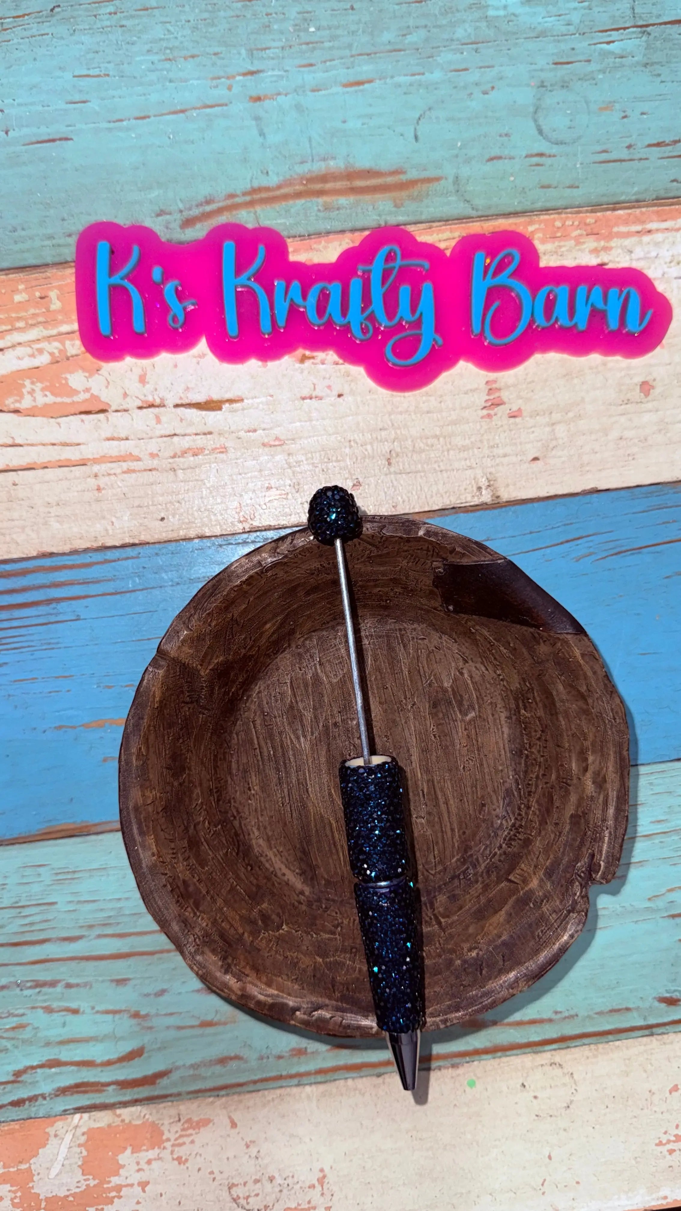 Beadable Pens-Rhinestone Super Blingy “Fancy” K's Krafty Barn