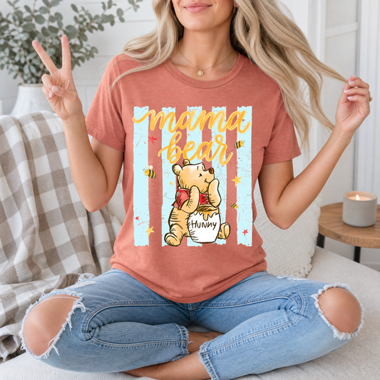 Mama Bear Honey Pot Graphic Tee