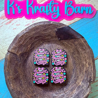 Silicone Focal Bead- Very demure very mindful very cutesy K's Krafty Barn