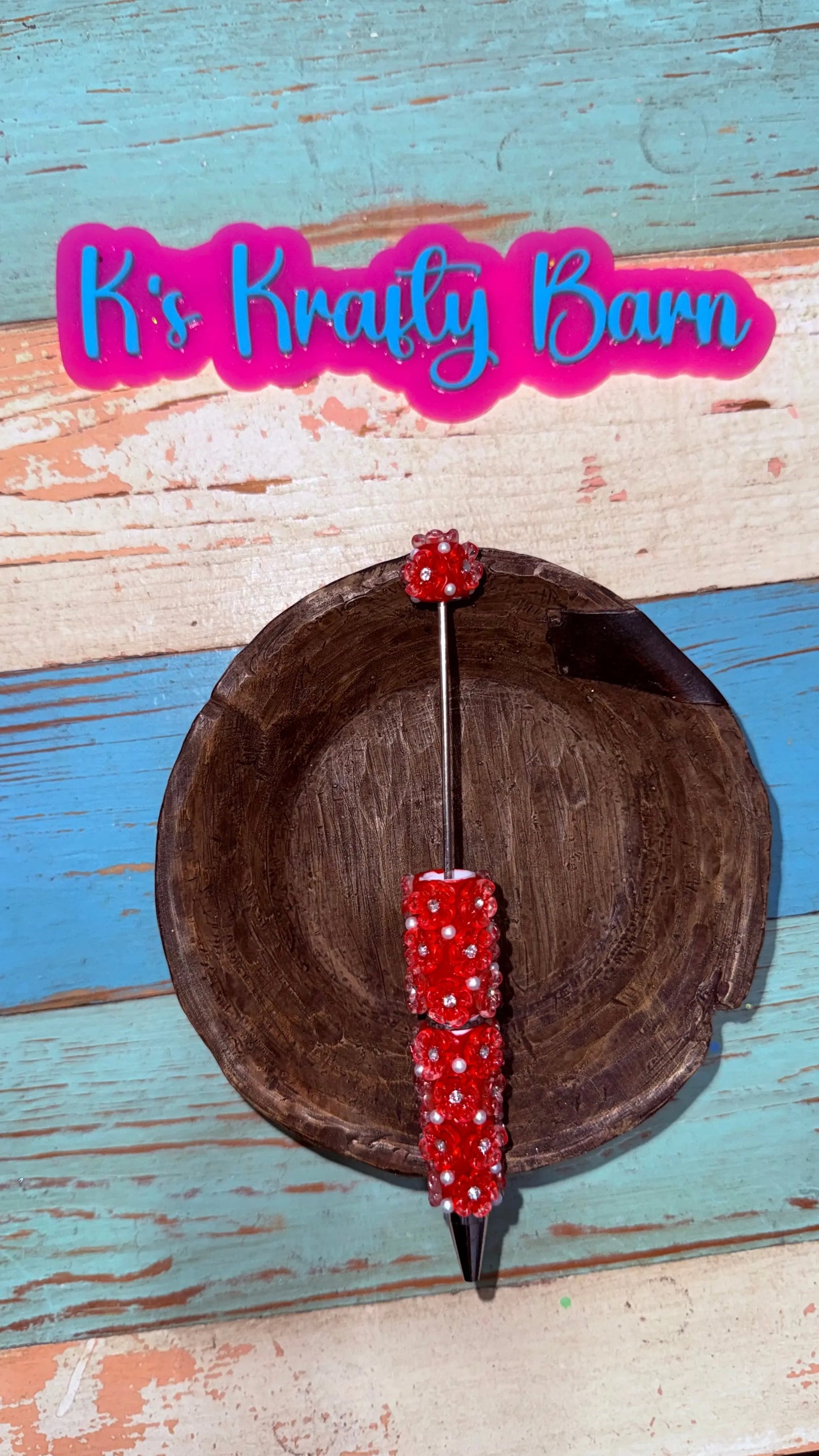 Beadable Pens-Rhinestone Super Blingy “Fancy” K's Krafty Barn