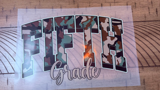 Fifth grade Camo