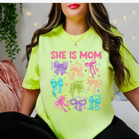 She Is Mom Bows K's Crafty Vibes Co.