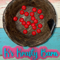 12mm Silicone Lentil spacers for beadable items-20pk K's Krafty Barn