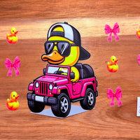 #211 Duck in pink Jeep K's Krafty Barn