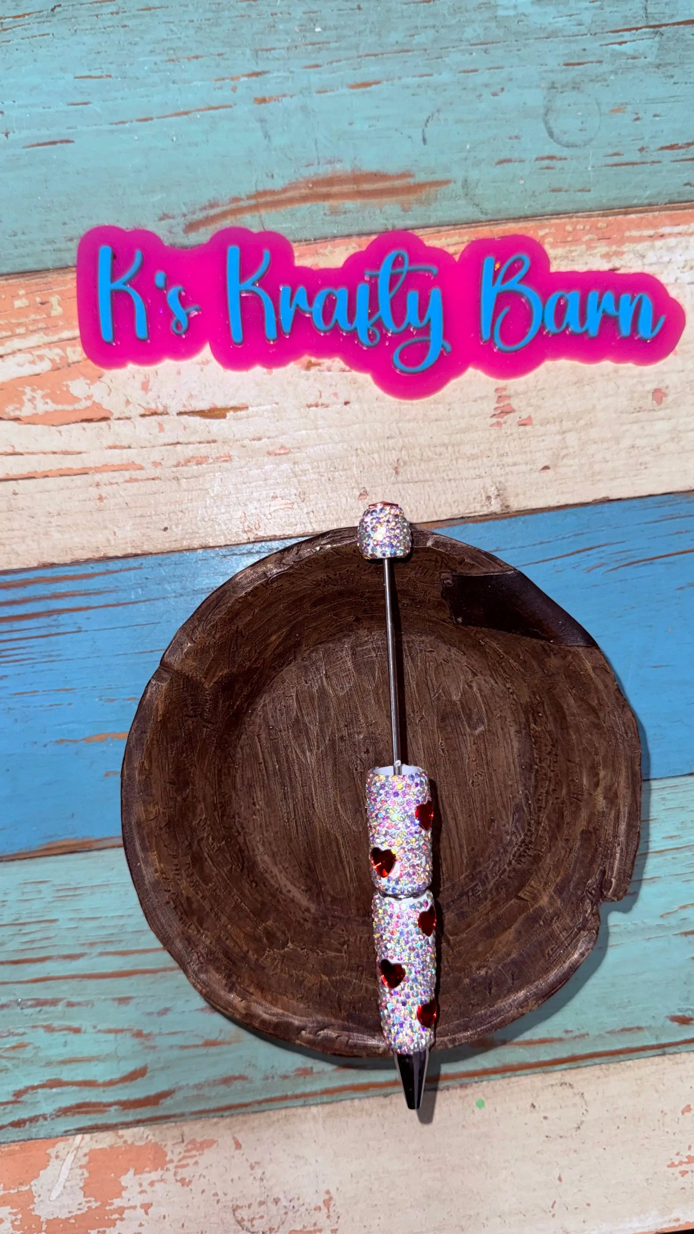 Beadable Pens-Rhinestone Super Blingy “Fancy” K's Krafty Barn