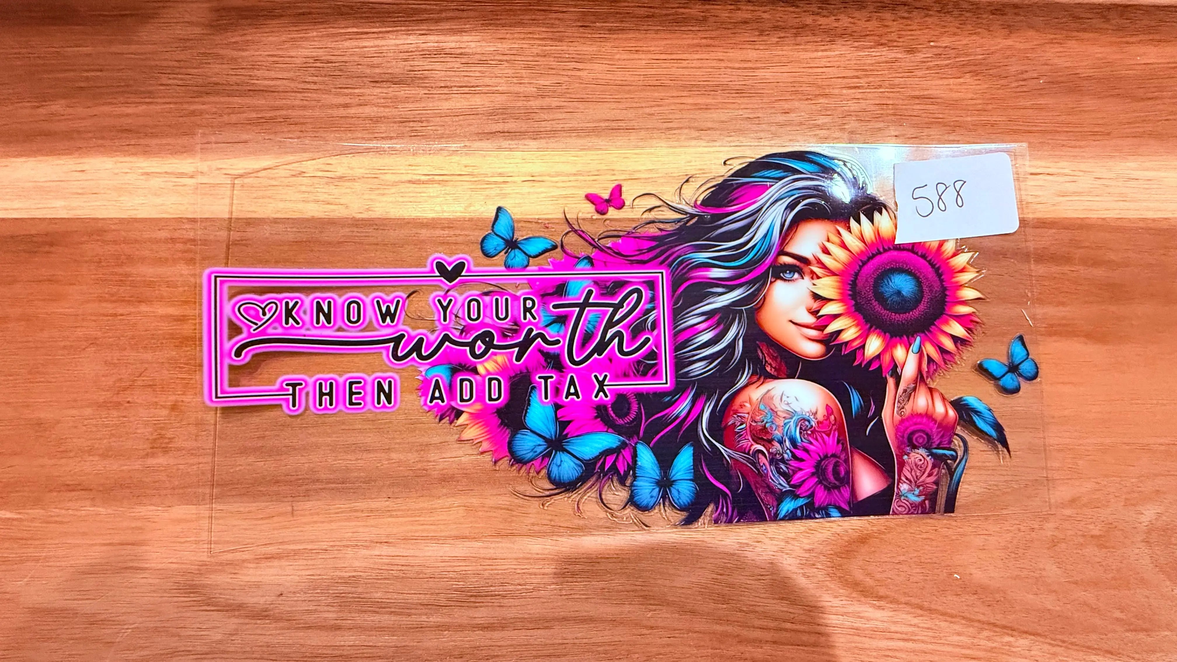 #588 Know Your Worth K's Krafty Barn