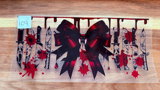 #109 Bow with knives K's Krafty Barn