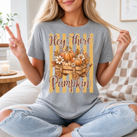 Hey There Pumpkin Cart Premium Graphic Tee