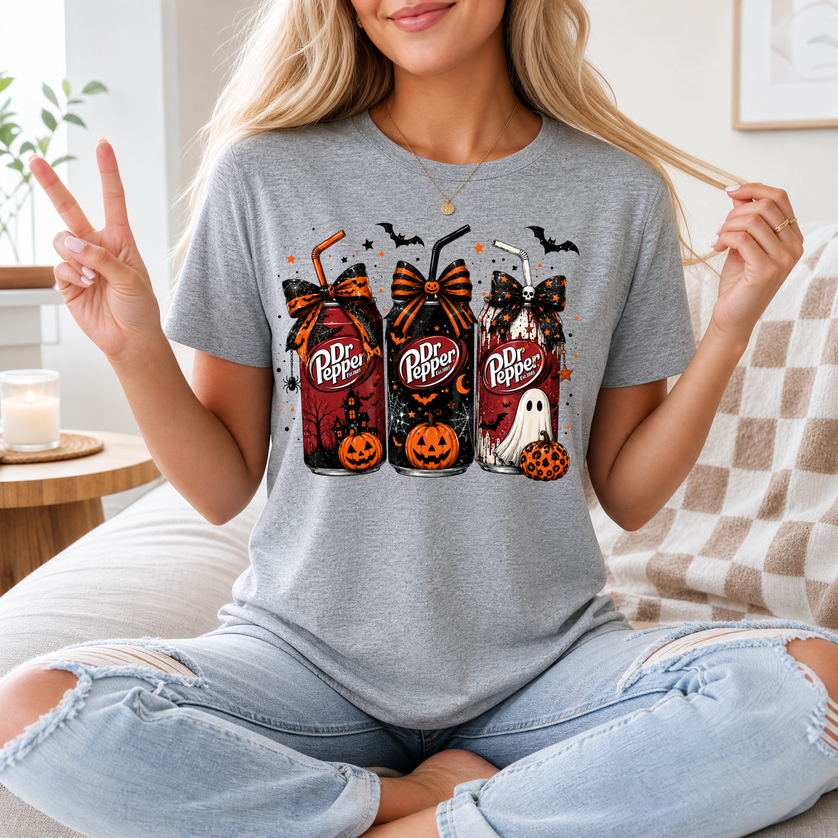 Halloween Soda Can Premium Graphic Tee