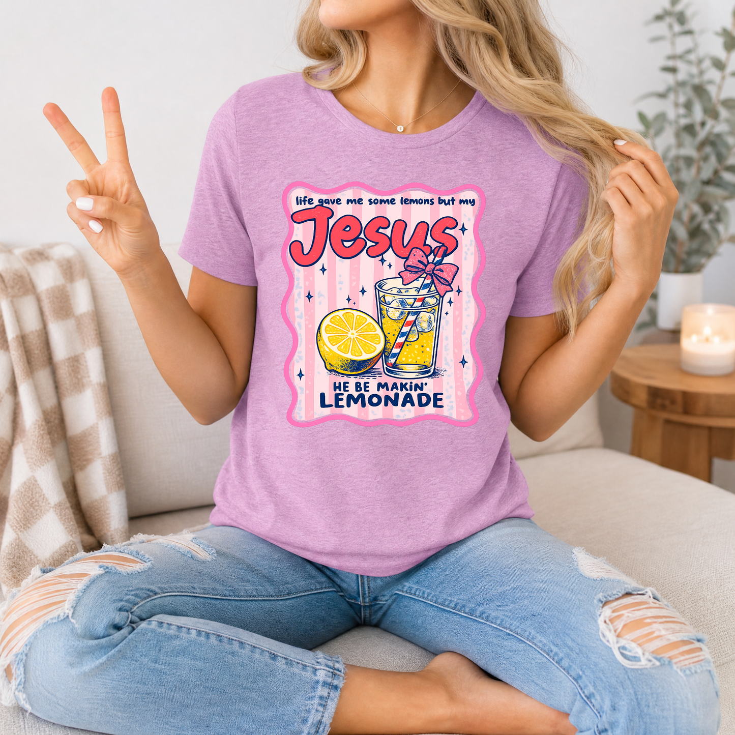 He Be Making Lemonade Premium Graphic Tee
