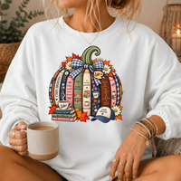 Gilmore Girls Inspired Bookish Pumpkin Crewneck Sweatshirt