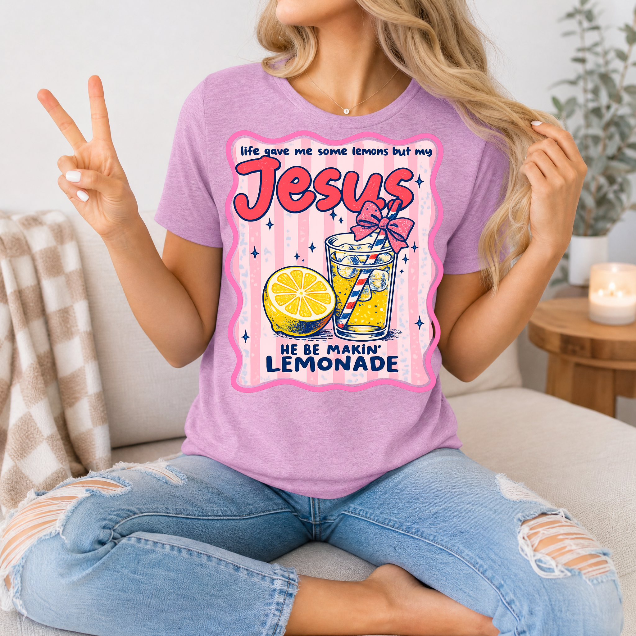 He Be Making Lemonade Premium Graphic Tee