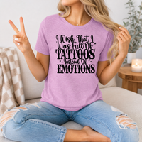 Tattoos Instead of Emotions Premium Graphic Tee