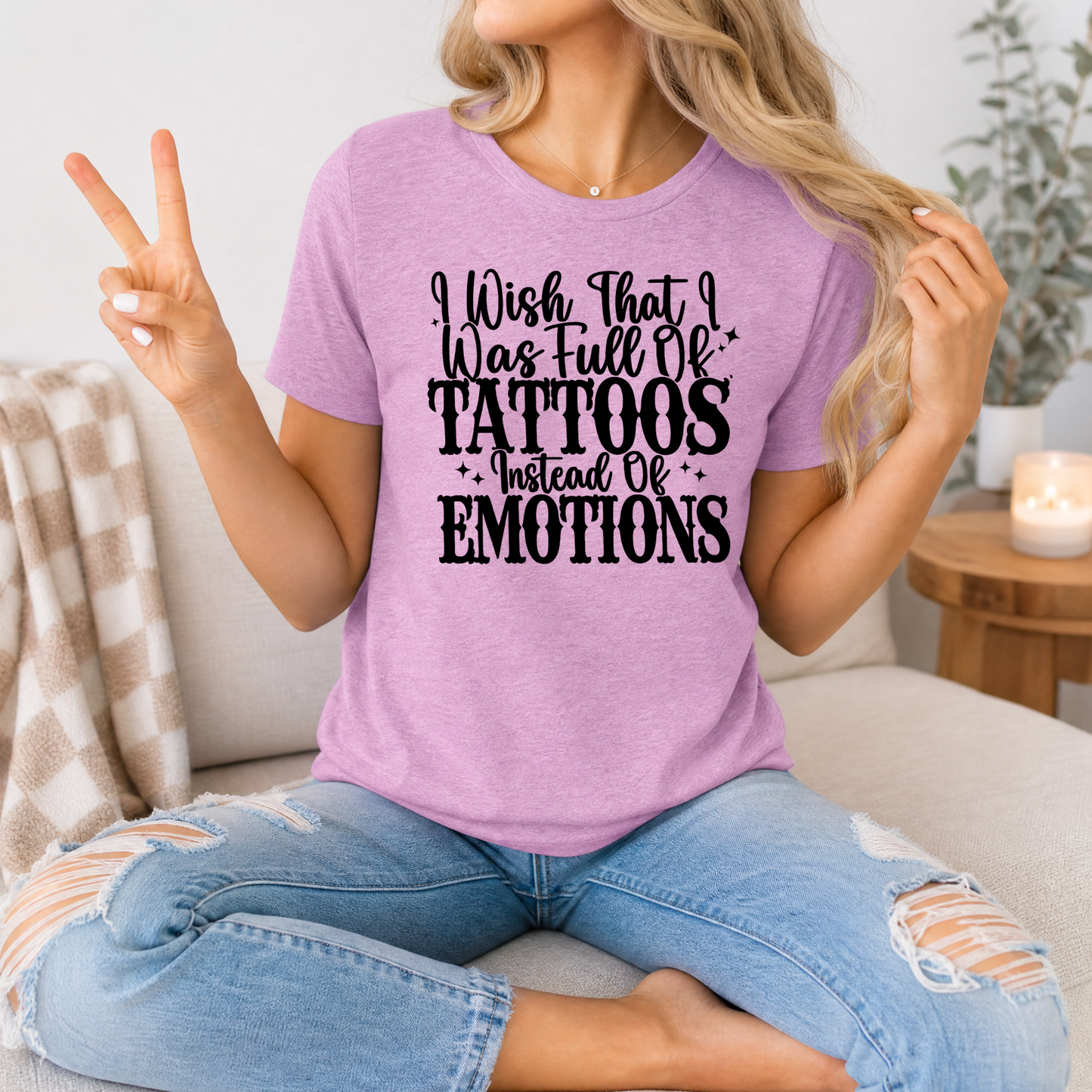Tattoos Instead of Emotions Premium Graphic Tee