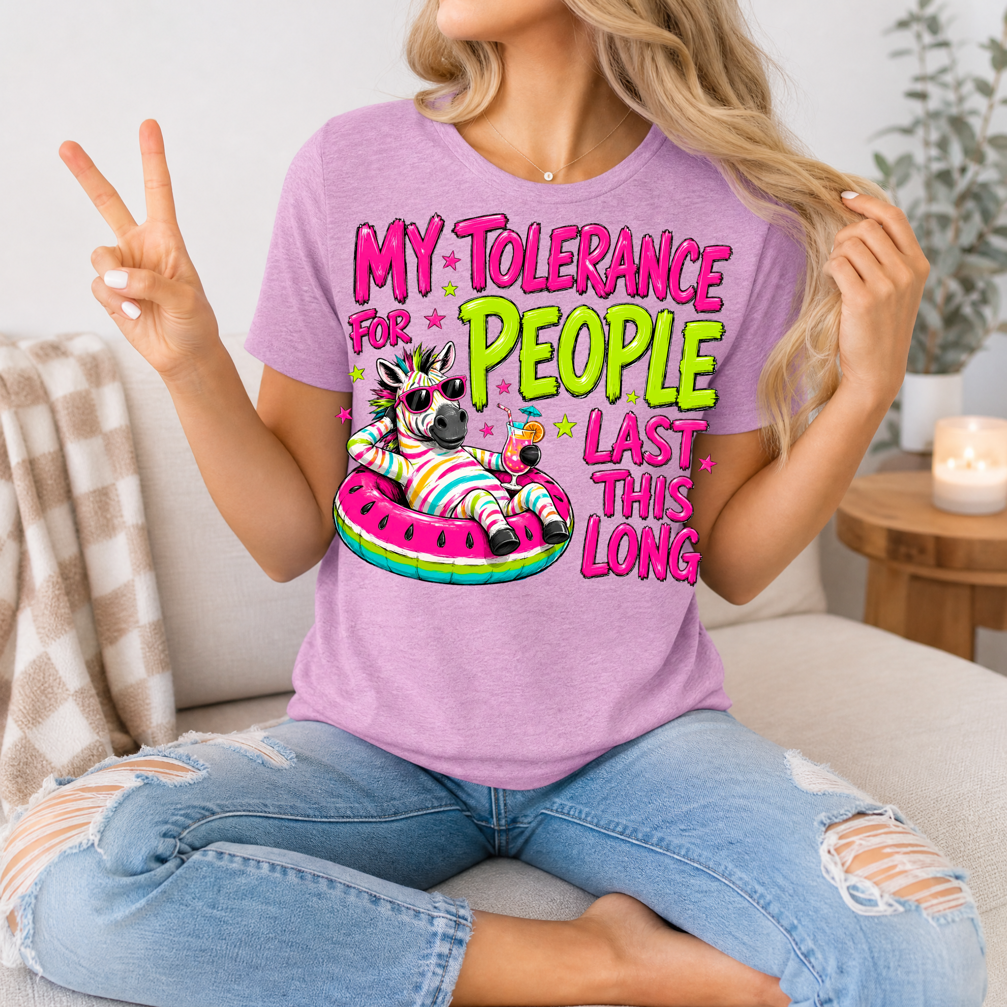 My Tolerance For People Premium Graphic Tee