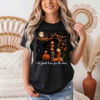 I'm Just Here for the Boos Halloween Graphic Tee