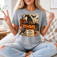 Trick or Treat Vintage Halloween Premium Graphic Tee