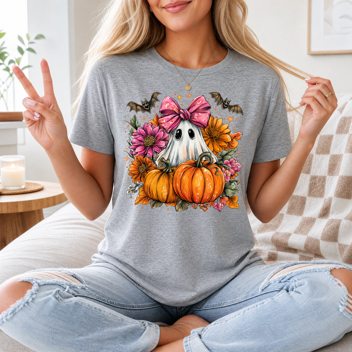 Pumpkin Patch Boo Premium Graphic Tee