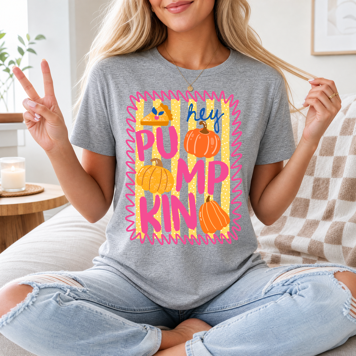 Hey Pumpkin Premium Graphic Tee