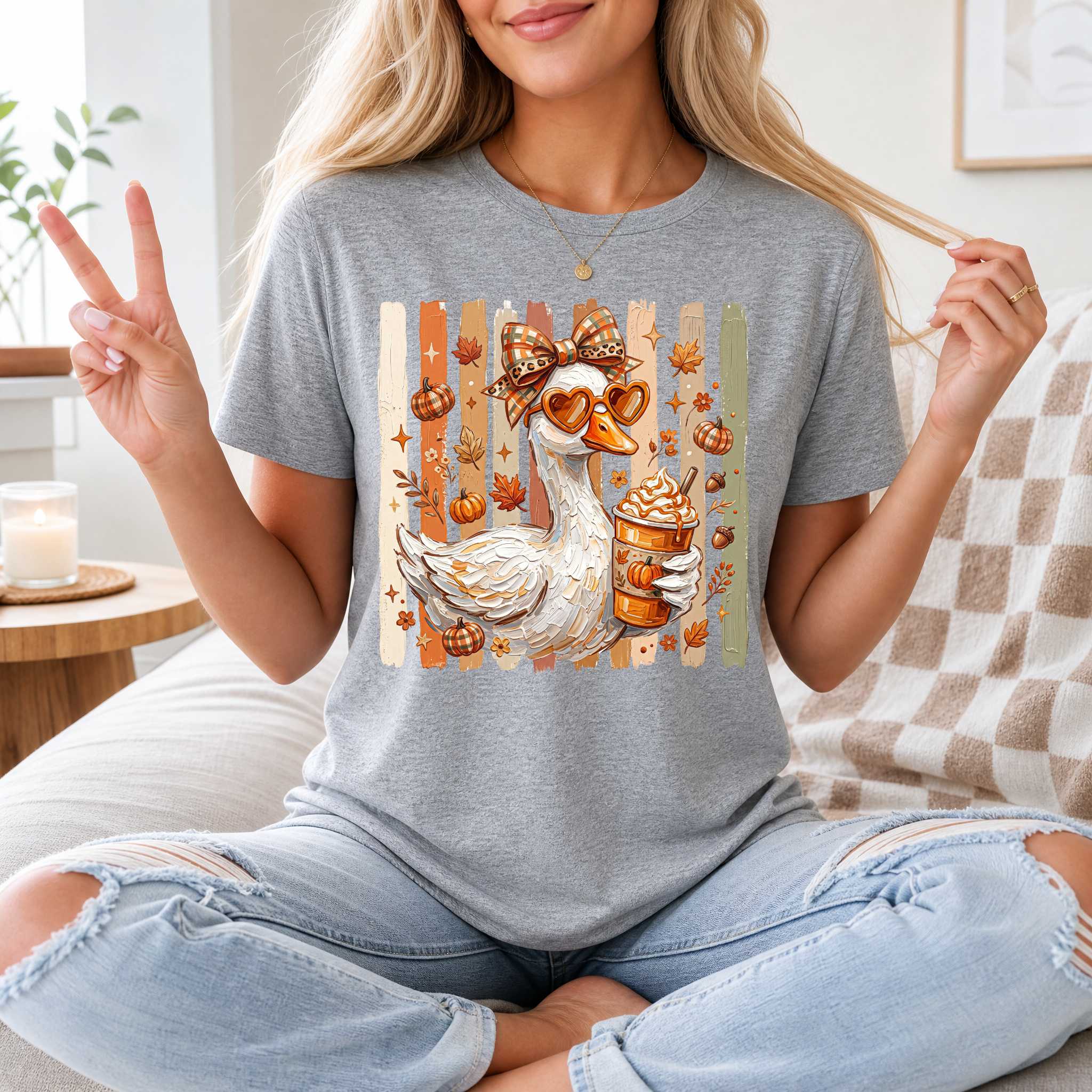 Pumpkin Spice Goose Premium Graphic Tee