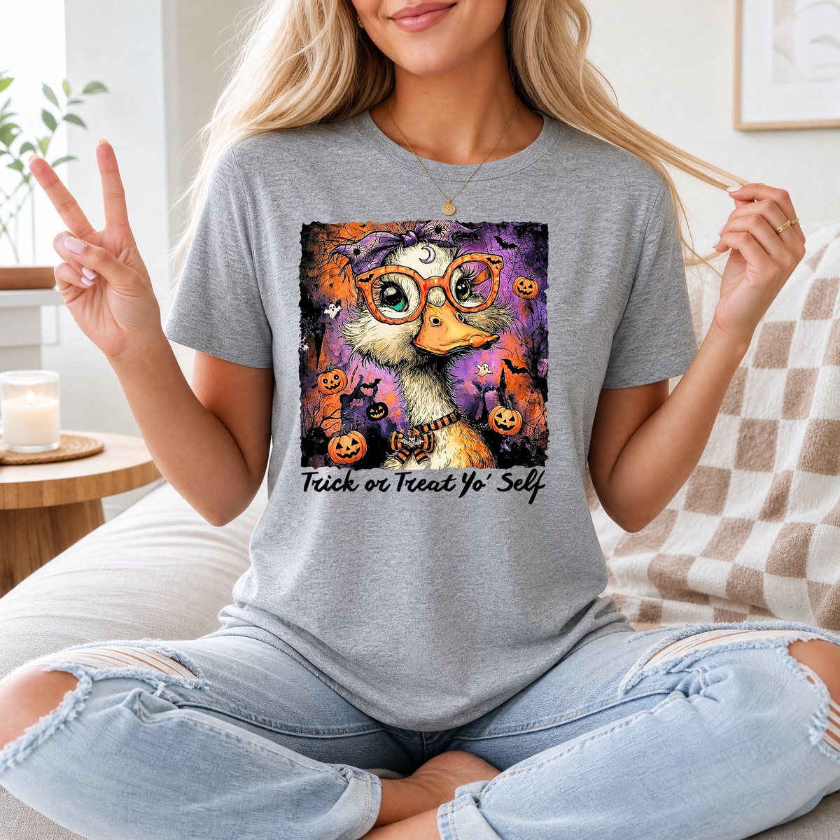 Trick or Treat Yo' Self Premium Graphic Tee