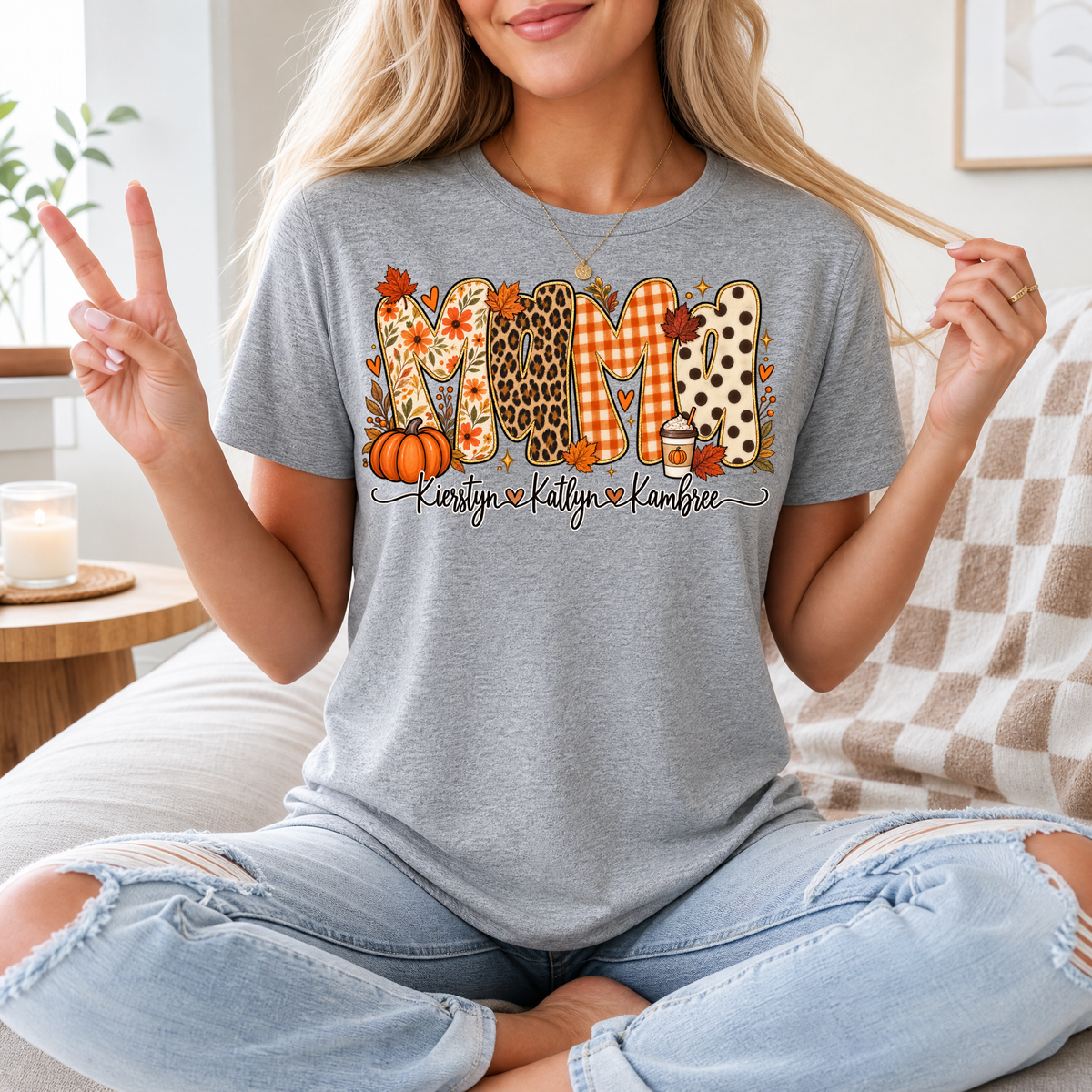 Leopard Fall Fully Customizable Premium Graphic Tee