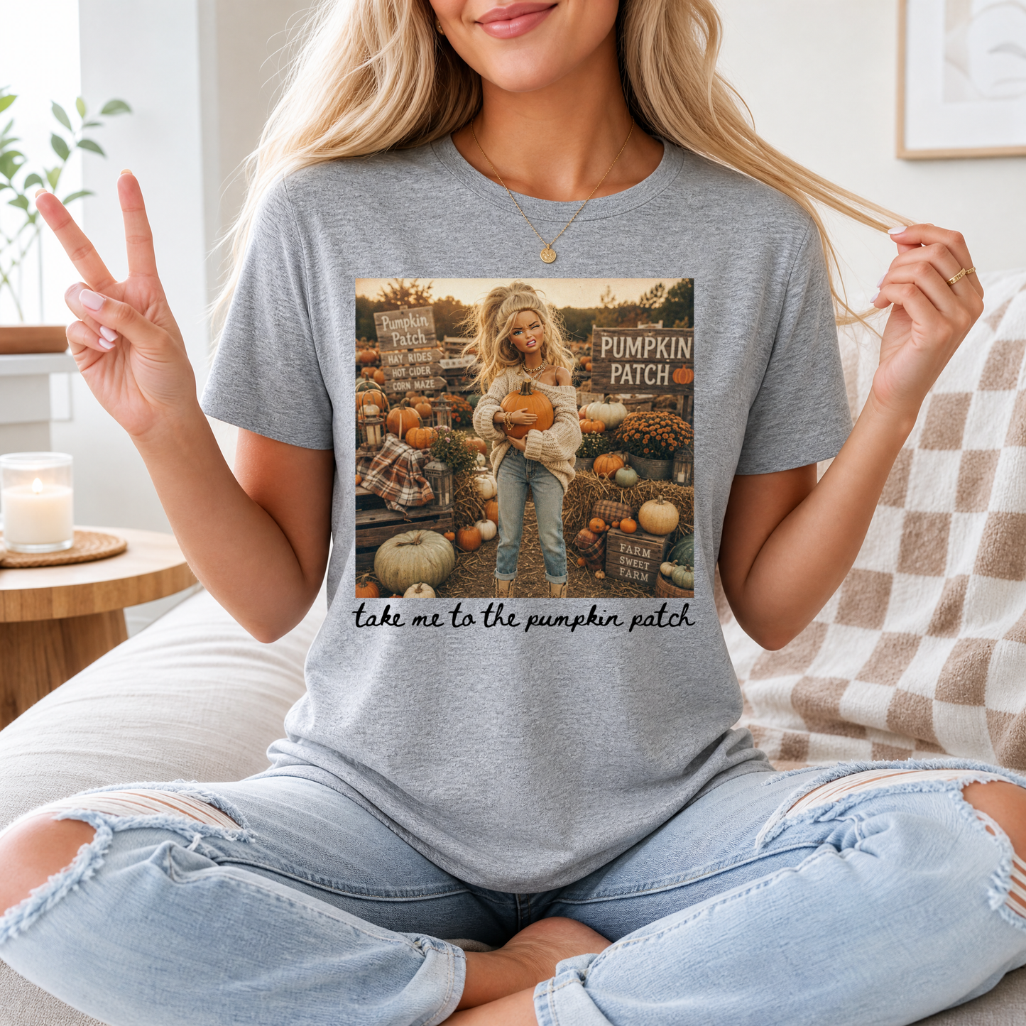 Take me to the Pumpkin Patch Premium Graphic Tee